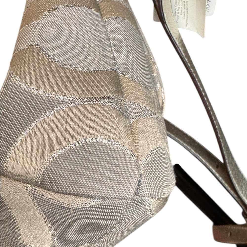 Coach Kristin Op Art Metallic East West Crossbody Bag NWT - Picture 8 of 16